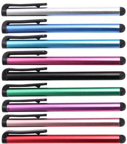 UKCOCO 30piezas Lápiz Táctil Capacitivo para Pantallas Puntero Creativo para Teléfonos Tabletas y Laptops Mezclados