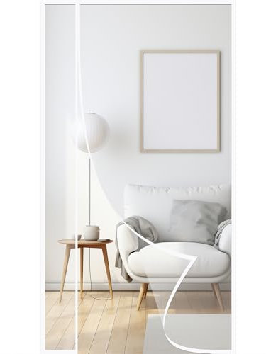 Fliegengitter Tür 240x300cm Linke Rechts Öffnung Insektenschutz Vorhang tür Terrassentür Ein Design das offen bleibt halten Kinder und Haustier geeignet weiß