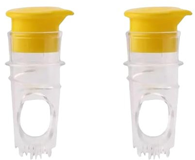 DLUKENY Ensemble 2 Presse-Agrumes Citron À Main Efficace Efficace avec Une Presse Citron en Plastique Robuste avec Une Passoire Intégrée pour Les Jus Propres