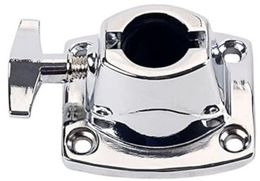 UPKOCH Soporte Metálico para Tom de Batería Abrazadera Ajustable y Diseño Ligero para Kit de Percusión, Asegura el Instrumento de Manera Estable en Color Plata