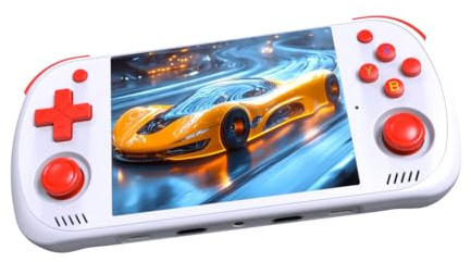 BAFUIE R36H Pro MAX Consola Portátil Retro de Juegos, Consola con Emulador y 22000+ Juegos 25+ Emuladores, Sistema Linux, Pantalla HD de 4,2 Pulgadas, Joystick 3D, Batería de 3000 mAh