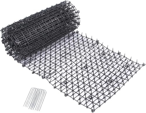 Tapis anti-chat en plastique avec pointes pour chat, tapis de jardinage, réseau anti-chat, pour jardin, clôture (4 m)