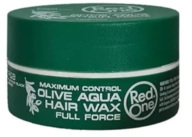 Red One Aqua Hair Wax, Haarwachs mit Glanzeffekt, 150 ml (Olive Aqua Aqua