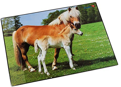 Läufer 46587 sous-Main avec Motif Cheval et Poulain, 40x53 cm