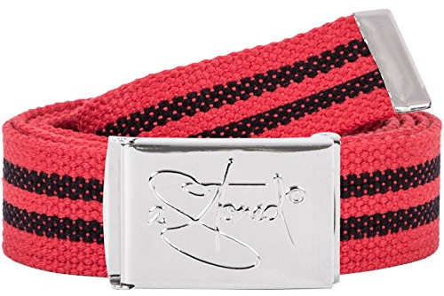 2Stoned Hosengürtel Stoffgürtel Unisex, Chromschnalle Classic, 3 cm breit für Damen und Herren