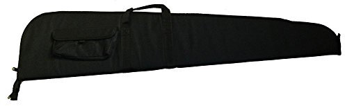 AKAH Gewehrfutteral Langwaffen mit Zielfernrohr, abschliessbar, schwarz mit Aussentasche