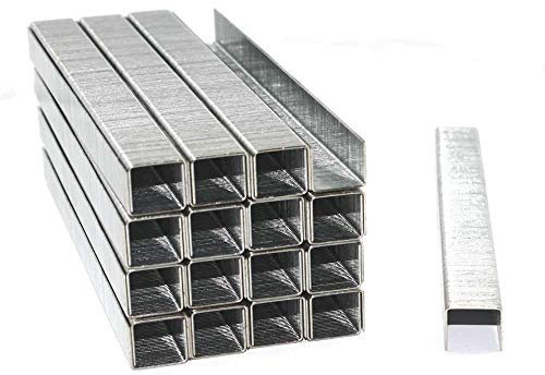 Tackerklammern Typ 53, 5000 Stück, Maße/Größe wählbar, extra hart, für Handtacker & Elektrotacker, verzinkt, Heftklammern, Tacker-Klammern (Maße: 10/11,4)