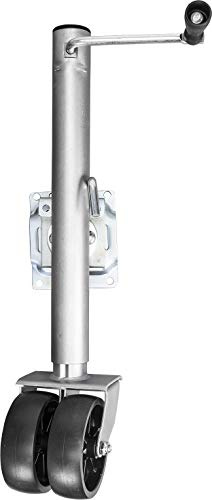 Big RED 1500 LBs Capacity Boat Trailer Jack Dual Wheel,6 Inch,Swing-Back Bolt-On Swivel Trailer Jack, ATR39002R