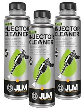 JLM Benzin Injektor Reiniger 3 x 250ml (750ml) | 3er Pack | JLM Injekor Cleaner | Benzin Kraftstoffsystemreiniger