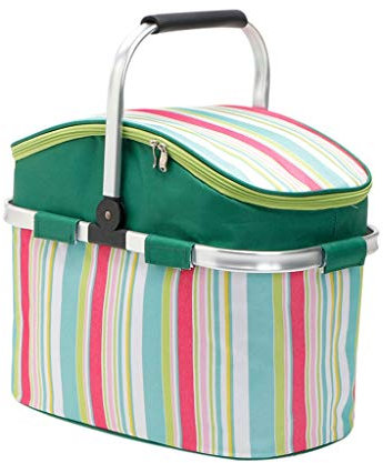 Picknickkorb mit großer Kapazität im Freien Tragbare faltende Picknicktasche der Picknickkorbisolierung im Freien wasserdichte Oxford-Tucheinkaufskorb Picknickkörbe Set Geschenk für Jungen Mädchen