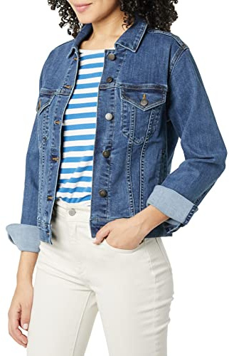 Amazon Essentials Veste en Jean Coupe Classique (Disponible en Grande Taille) Femme