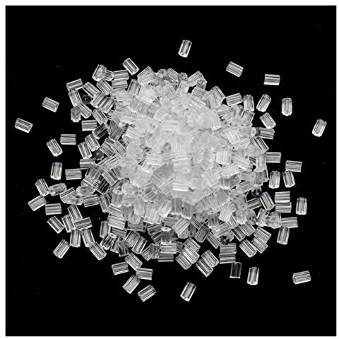 MOXIOU Er 200 unids/Lote Pendiente de Silicona de Goma Pendientes de Oreja Transparente Pendientes de Enchufe de Tuerca de Espalda Backs Ganchos DIY Joyería Hallazgos Accesorios D413 (Color : B)