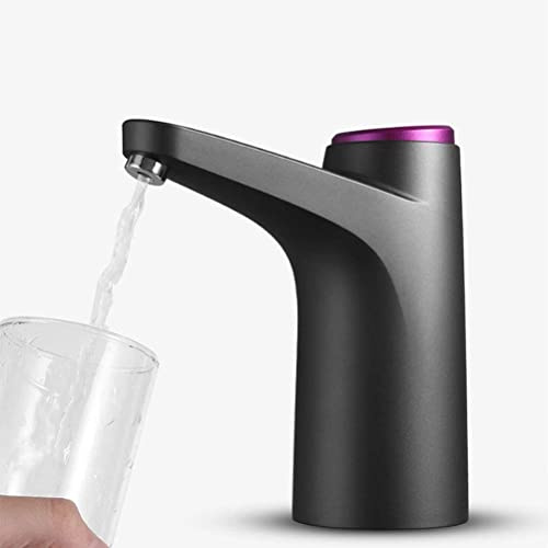 Electric Barreled Water Pump, Intelligent USB Charging, Pressurized Purified Water Automatic Drinking Dispenser. Simple for Universal 3-5 Gallon Bottle 18.5L