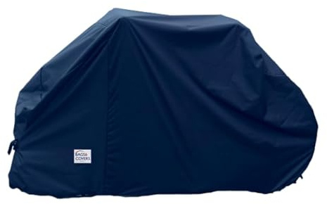 Motorhome/Caravan 2 Bike Cover LARGE (For Rear Vehicle Wall Mounted Bike Racks) (Navy Blue)