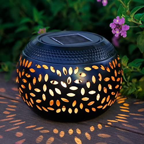 JMEXSUSS Solar Lanterns Outdoor Waterproof for Patio Table Decor
