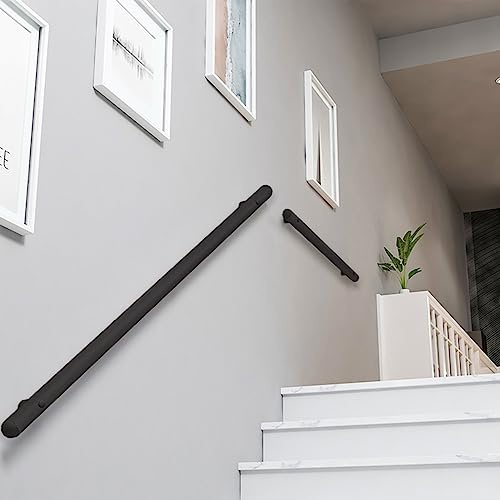 Pasamanos moderno para escaleras, pasamanos para escaleras de interior, montaje en pared, barandilla de barra antideslizante de 3 m/2 m/1 m, barandilla de acero inoxidable para interiores y exteriores