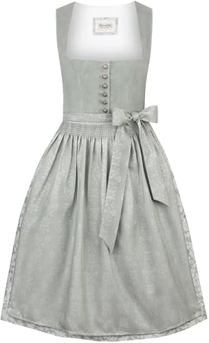 Stockerpoint Damen Dirndl Viktoria I Größe 32-48 I Trachtenkleid mit liebevollen Details & eleganter Dirndlschürze I Bequem & mit Samtfinish I Perfekt für Volksfest & Festlichkeiten