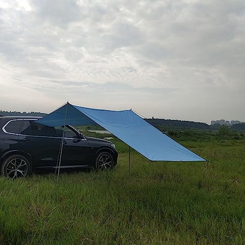 Toldo para Coche,Toldo Lateral del Coche,Refugio Solar, Toldo Lateral para Coche Tienda De Campaña Al Aire Libre, Refugio Portátil Impermeable para Camping De Camping Al Aire Libre,300 X 150 Cm (B)
