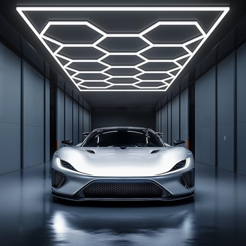 Hexagon LED Garage Light,6500K Hexagon 14pack