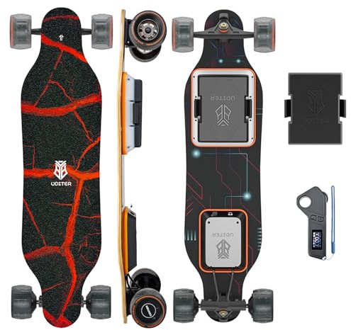 Uditer S3/Pixel/Mini Electric Skateboard - Swappable Battery & 105mm Wheels