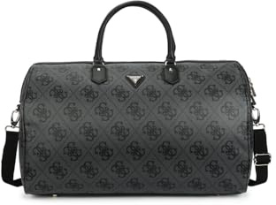 GUESS Weekender Duffel Bag Coal Logo