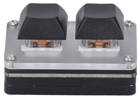 Tyenaza 2 Key Keyboard Wired, Mini Smart Programmable Shortcut Key Copy Paste Cut USB Keypad with RGB Backlit