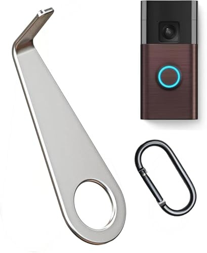 Doorbell Removal Tool - Screws and Metal Key Replacement Tool - Compatible with Doorbell and Chimes - Secure Chime Key Release Tool (2024 Release) (Black)