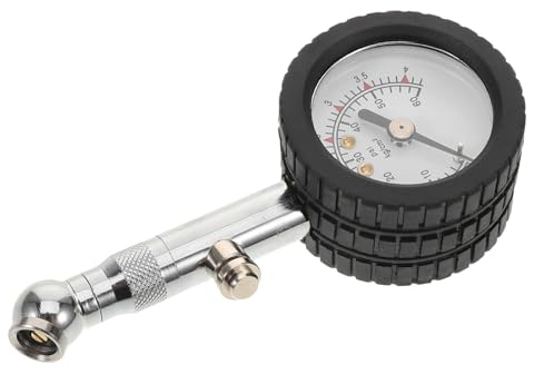 Garneck Manomètre de Pression Pneus Mécanique avec Cadran pour Contrôle Précis Pression des Pneus Voiture Suv