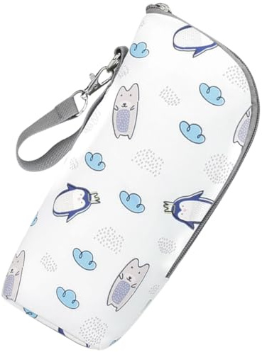 DECHOUS Thermotasche für Milchflaschen Isolierte Flaschentasche mit Trageschlaufe Reißfest Temperaturhaltend für Reisen und Kinderwagen