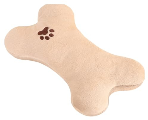 Zahoken Hunde Bett Kissen mit Nackenstütze - Bissfeste Haustierprodukte | Beruhigungskissen in Knochenform für Katzen - Drinnen und draußen, Reisen, Schlafen, Spielen, Kuscheln, für alle Rassen, auch