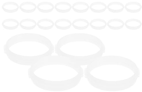 SHINEOFI 20 Pièces Anneaux de Tunnels en Plastique Blanc pour Hamster Installation Simple et Design Flexible, Accessoires pour Cage à Hamster et Petits Animaux