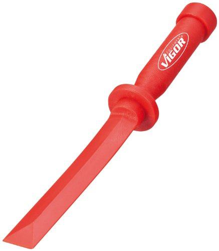 VIGOR Klebegewicht-, 22 mm, V2514, Lösemittelbeständig, Länge l2 500 mm | Länge l2 500 mm, 80 g, Meißelbreite 22 mm, 22 mm, Demontage von Klebegewichten auf Alufelgen bei Pkw und Motorrad