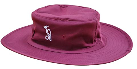 Kookaburra Cricket Sun Hat - Maroon, Medium