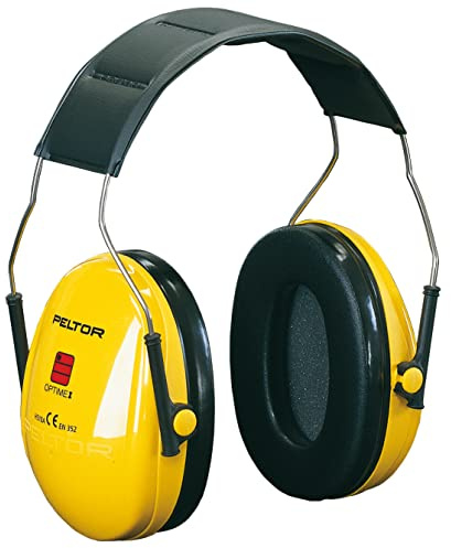 3M H510AC Peltor Kapselgehörschützer für Lärmpegel bis 98 dB, sehr leicht, stufenlos verstellbare Kopfbügel, gelb