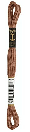 Anchor Sticktwist, 4635000-00379, Farbe:379, Stickgarne