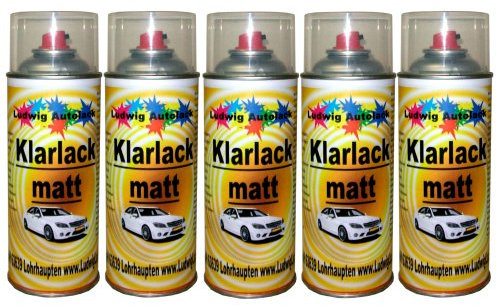 LudwigLacke 5 Klarlackspray matt 400 ml je Spraydose