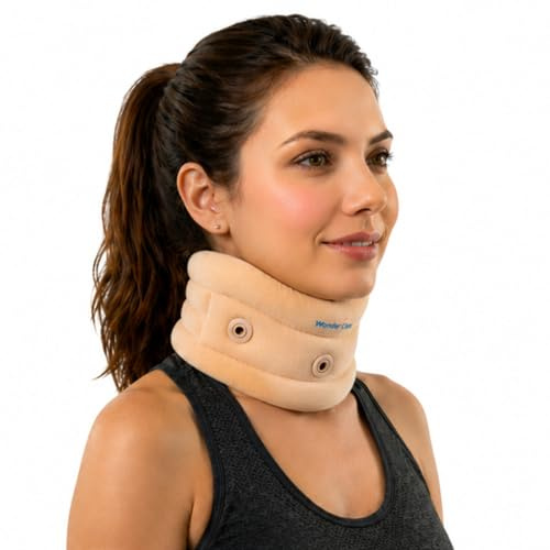 Wonder Care Ergonomisch verstellbare Nackenstütze zur Nackenstabilisierung und Schmerz- und Druckentlastung in der Wirbelsäule – für Männer und Frauen – C-101_M