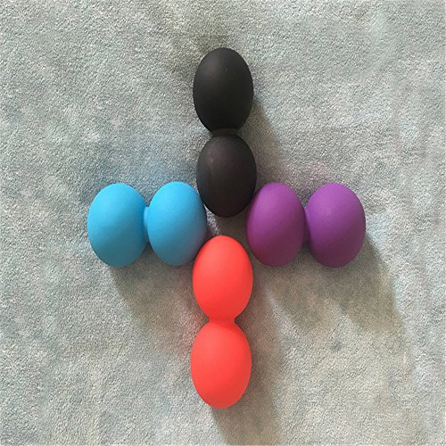 DOREKIN Blau Peanut Lacrosse Ball für Rehab Krankengymnastik Massagen