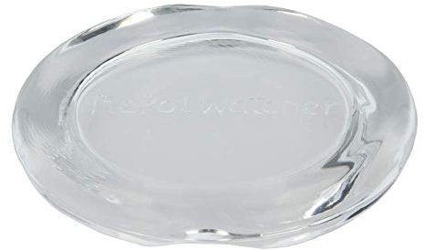 Gravidus Glas-Milchwächter mit Alarm schützt vor Überkochen – Hitzebeständig, Spülmaschinenfest, Lebensmittelecht, Durchmesser 8 cm