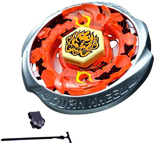 Elrozo Rapidity Burn Fireblaze + Launcher Kreisel für Metal Fusion 4d Fury Arena