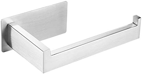 YUET Adhesivo Portarrollos Baño Portarollos Papel Higienico Sin Taladro Porta Papel Higienico de Acero Inoxidable Cepillado