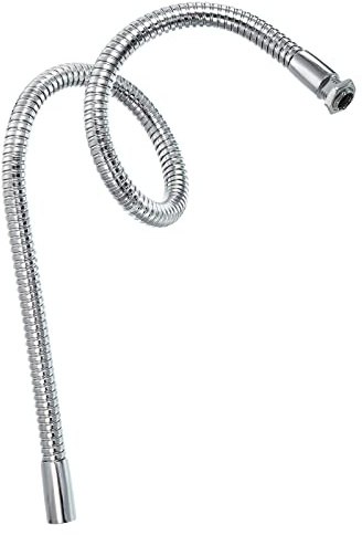 PATIKIL 19.7 Microphone Col Cygne, M10 Filetage Métal Universel Tuyau Flexible Bras Col Cygne Tube Extension pour Multifonction Bricolage, Argenté