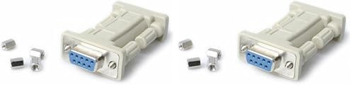 StarTech.COM Adaptateur Null Modem DB9 série RS232 - F/F (Lot de 2)