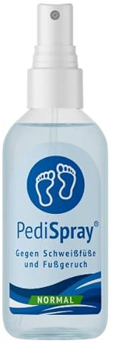 PediSpray® Regular – Spray para pies contra el sudor y el olor de pies | Antitranspirante | Reduce la producción de sudor | 50 ml