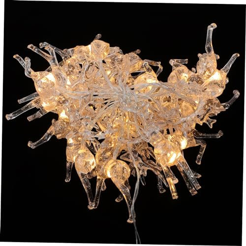 Gadpiparty Elch Form Weihnachten Lichterkette Led String Lichter Für Xmas Party Dekoration Zuhause Garten Hochzeit Weihnachtsfest