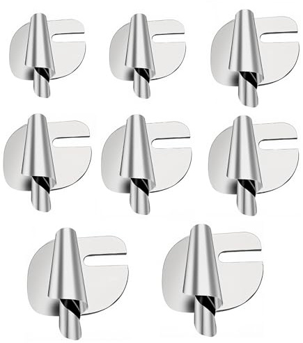 yotutun 8 Stück Rollsaumfuss für Nähmaschine, Rollsaumfuß 3/4/5/6/7/8/9/10 mm, Edelstahl Nähen Gerollt Hemmer Fuß, Nähmaschinen Zubehör Saumfuss für Nähmaschine Heimgebrauch Gewerblich