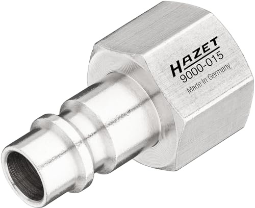 HAZET Embout de prise d'air 9000-015, 16,41 mm (3/8) femelle, pour coupleurs pneumatiques, fiche de couplage type 2 Orion, standard DE, AT, SI, HU, CN, IN, PT, RU, PL, RO, TR