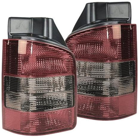 ATEC Germany 2x Heckleuchte links Blinker rauchgrau ohne Lampenträger Kompatibel mit VW MULTIVAN T5 (7HM, 7HN, 7HF, 7EF, 7EM, 7EN), TRANSPORTER T5 Bus (7HB, 7HJ, 7EB, 7EJ), Kasten (7HA, 7HH, 7EA, 7EH)