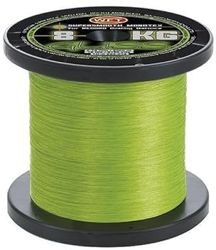 WFT Gliss Chartreuse 0,25mm / 19kg / 2000m Geflochtene Schnur Spinnfischen Sehne