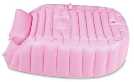 Kisangel Bañera Inflable Plegable de PVC para Bebés y Niños, Portátil y Antideslizante, Piscina Infantil para Bañarse